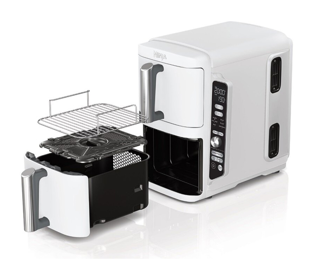 Ninja Frytkownica beztłuszczowa DoubleStack XL biały SL400EUWH - 1286361 - zdjęcie 7